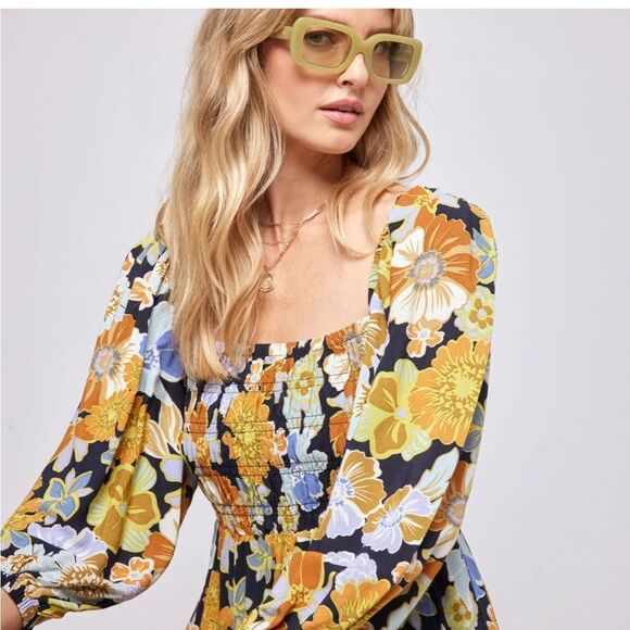 Anthropologie L Space Raie Eyewear Aries Sunglasses Green NWT - Picture 2 of 9